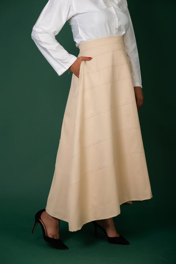 Cream Skirt